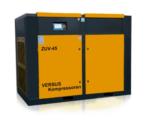 Винтовой компрессор ZUV-45 (Винтовой блок 8 подшипников) (8 бар) (IP 23)