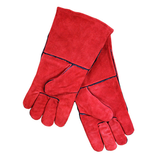 Краги спилк. 5-ти палые на прокладке 52300