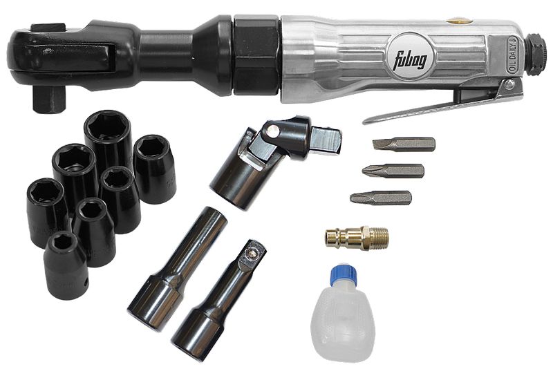 ПНЕВМОГАЙКОВЕРТ FUBAG УГЛОВОЙ RW61 1/2" С НАБОРОМ В КЕЙСЕ