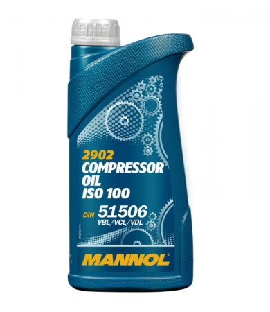 Масло компрессорное MANNOL Compressor oil ISO 100, 1л / 2902 (53734)