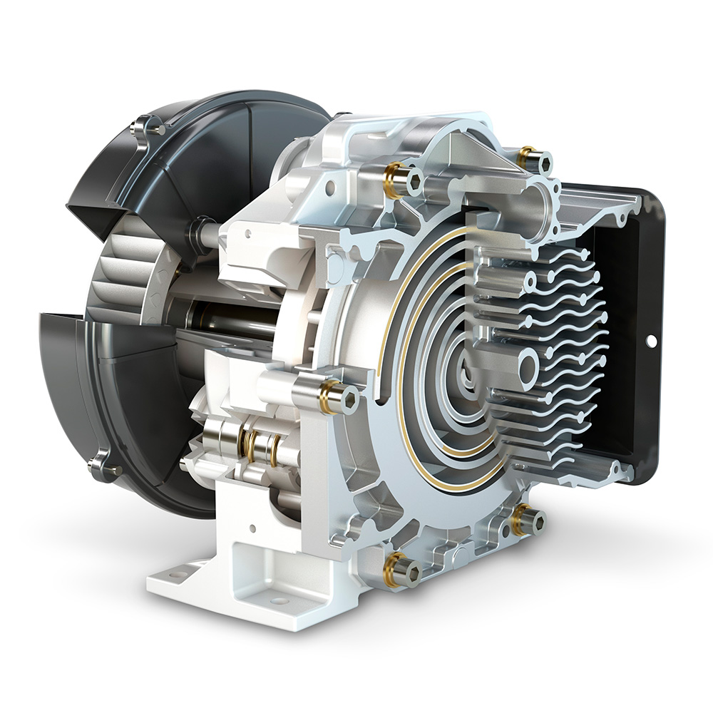 [4036010010] Remeza Cпиральный безмасляный компрессорный блок SL-165E. JGB (5HP/3.7kW-0.8M